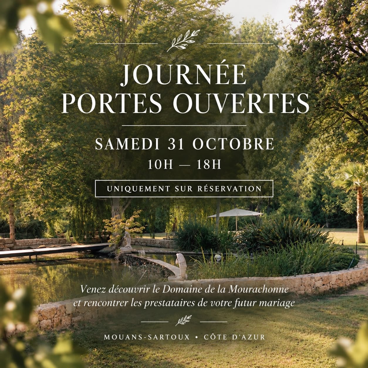 Journée Portes Ouvertes au Domaine de la Mourachonne - Samedi 31 octobre, 10h-18h, uniquement sur réservation